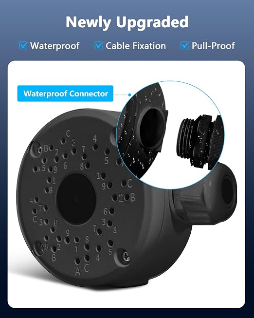 Metal Aluminum Waterproof Security Camera Junction Box Mount Bracket | Universal - Image 3