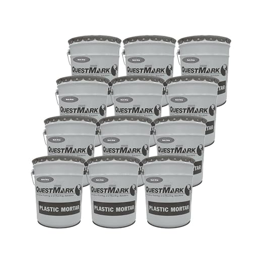 2124 Low Temperature Epoxy Concrete Floor Patch, 1/2 Pallet, Dark Gray by QuestMark