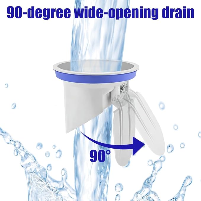 Sewer Pipe Smell Blocker Core, Spring-Loaded Backflow Valve - Image 3