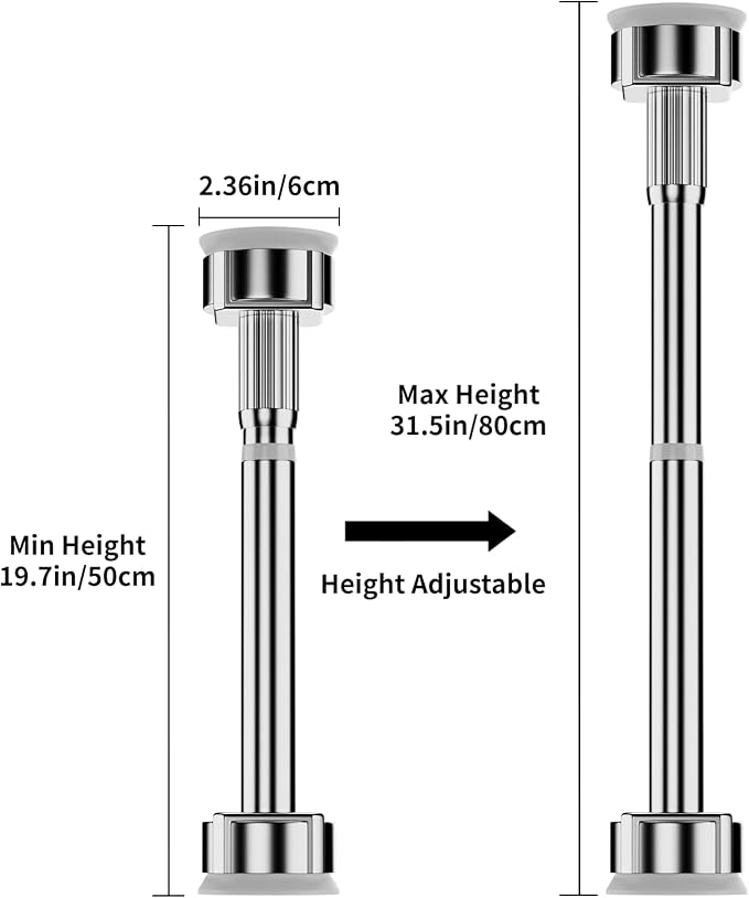 Undermount Sink Brackets， 19.9"-31.5" Adjustable Kitchen Undermount Sink Support - Image 2
