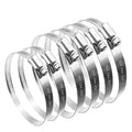 6PCS Adjustable 304 Stainless Steel Duct Clamps Hose Clamp, 8 Inch and 6 Inch by maierke