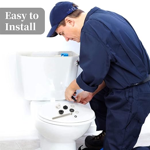 Universal Toilet Seat Hinge Bolts Kit, Heavy Duty Toilet Bolts, Waterproof - Image 6