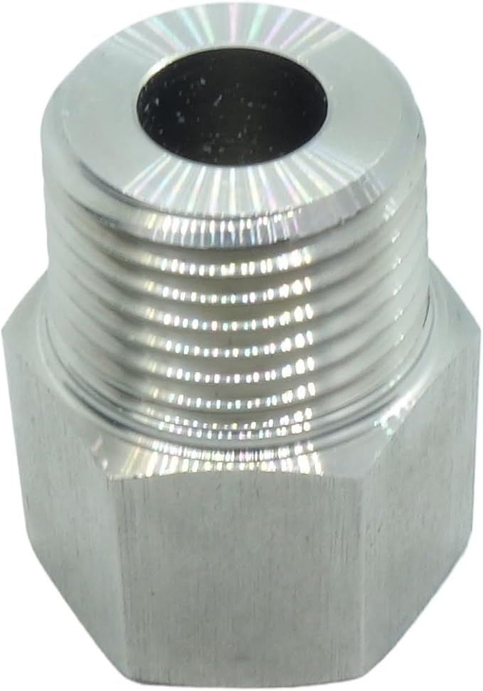 1 Piece 1/2" NPT Pipe Male x M20*1.5 Female Metric Gauge Sensor Adapter - Image 3