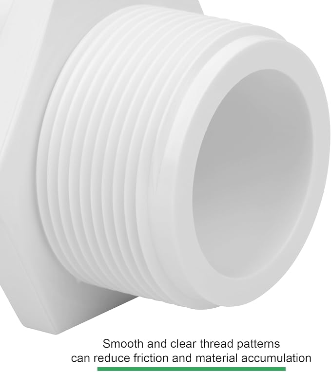 6Pack 1-1/2" PVC Male Adapter Pipe Fittings Furniture Grade SCH40 2-Way 1.50" - Image 5