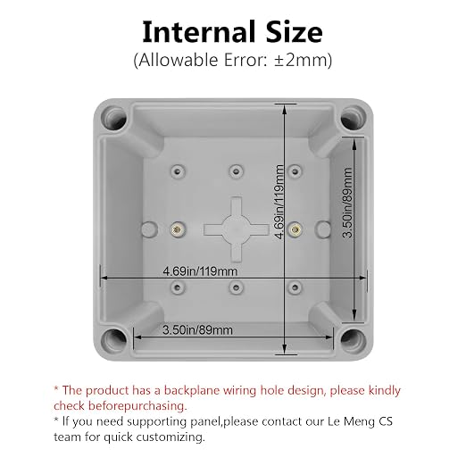 Junction Box IP67 Waterproof Dustproof ABS Plastic Project Box - Image 3