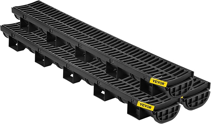 VEVOR Trench Drain System 3 Pack, Channel Drain by VEVOR