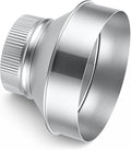 1 Pcs 8 Inch to 5 Inch Duct Reducer Increaser | Galvanized Steel Air Duct by Otoolling