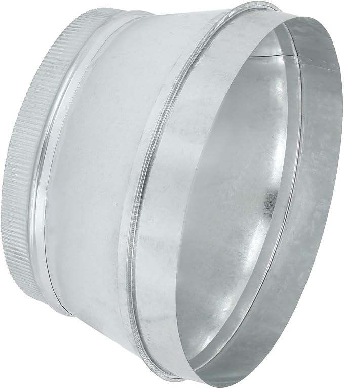 PATIKIL 14 Inch to 12 Inch Duct Reducer, Galvanized Steel Round Air Duct by PATIKIL