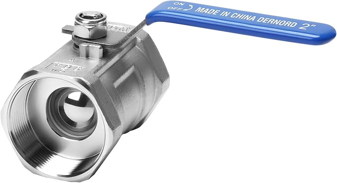 DERNORD Stainless Steel Ball Valve 1PC Type 2 Inch NPT Standard Port - Image 6