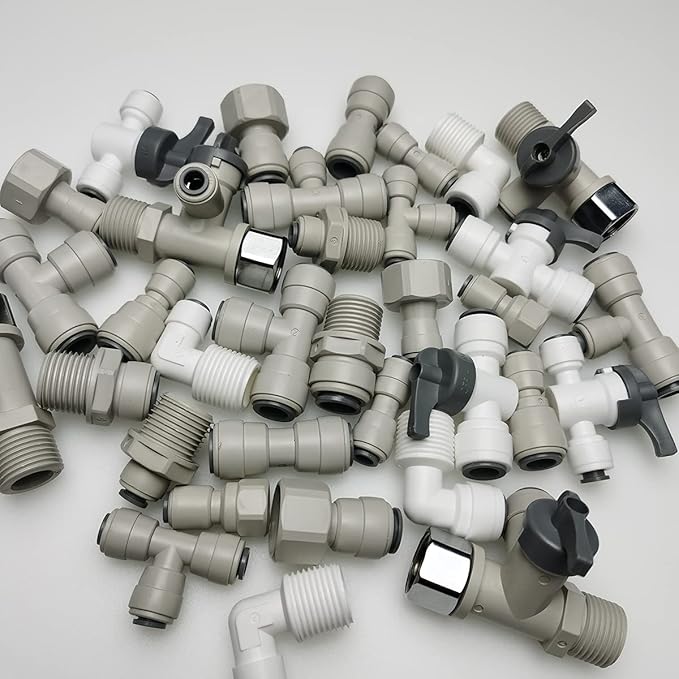 YZM Push-to-Connect Female Thread Adapter, Double O-Ring Seal, 1/4" Female - Image 6