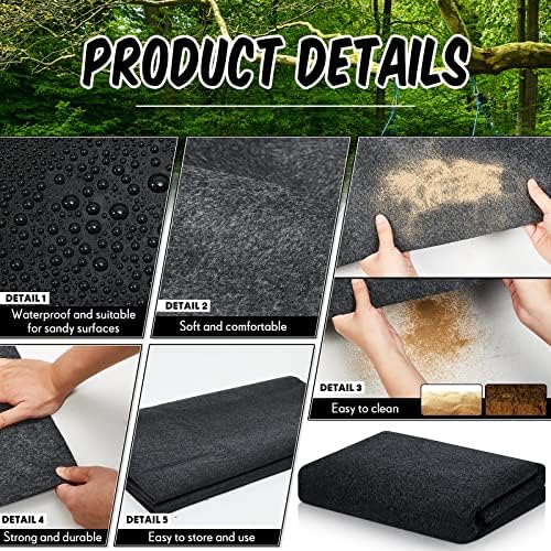 Shed Floor Mat 6 x 8.2 ft, PE Backing - Image 4