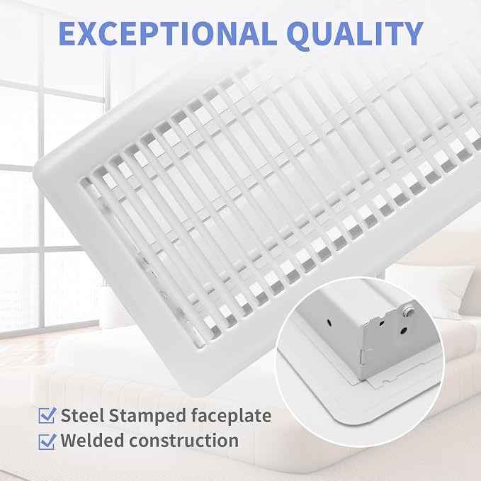 Howeall 6x12 Inch Floor Register 2 Pack - Image 2