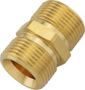 Pressure Washer Coupler ZZLZX Metric M22 15mm Male Thread to M22 14mm Male by ZZLZX
