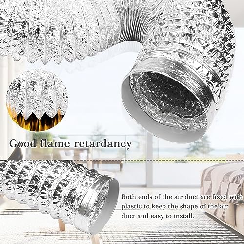 4 Inch 10FT Dryer Vent Hose, Flexible Air Ducting - Image 5
