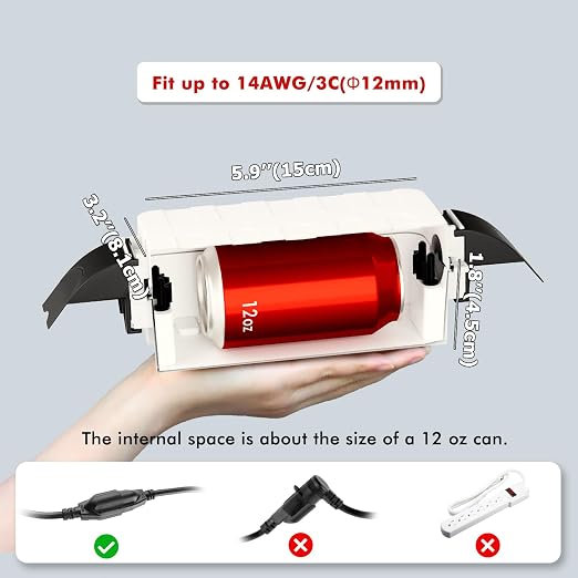 IP55 Small Outdoor Electrical Box Waterproof, - Image 2