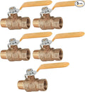 Midline Valve 822MF223-5 Premium Brass Full Port Ball Valve 1 in. FIP x MIP by MidlineValve