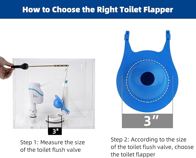 3-Inch Toilet Flappers Replacement Compatible - Image 8