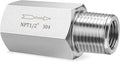 ChillWaves 304 Stainless Steel In-Line Siamese Check Valve 1/2" NPT Male x 1/2" by VisittheCHILLWAVES