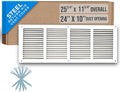 Fits 24x10 Duct Opening | Steel Return Air Grille by Handua | Vent Cover Grill by Handua