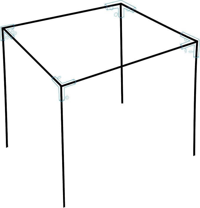 Aoneky 1'' Corner Canopy Fitting Couplers Kit - Image 5