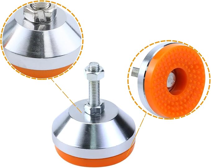 Antrader M8 Thread Adjustable Leg Leveler, Heavy Duty Adjustable Feet Leveler - Image 5