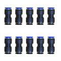 3/8" OD x 10mm OD Pneumatic quick Connector Push to Connect fittings Straight by ROZESAZZ