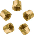 Vis Brass Pipe Fitting, Hex Head Cap, 1/8" NPT Female by VisHomeYard