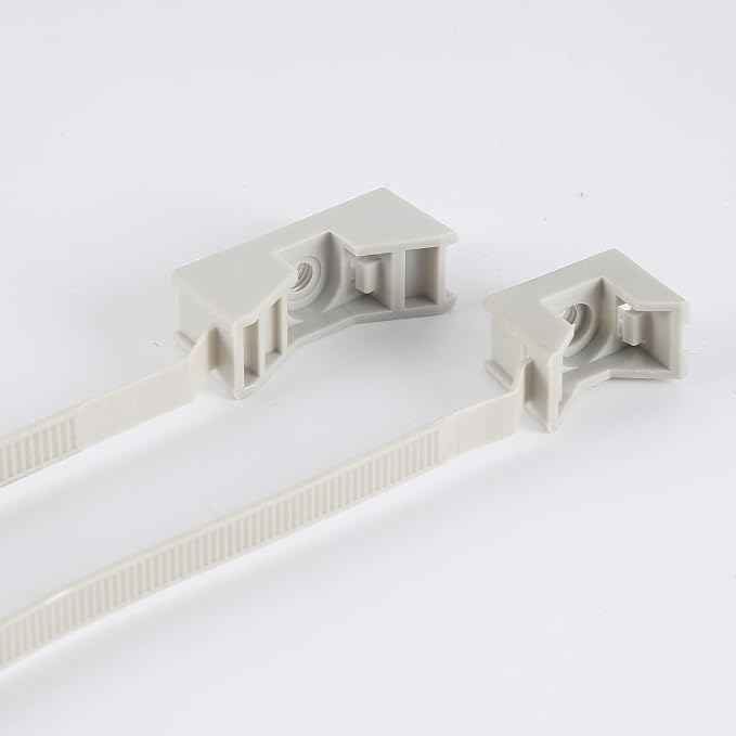 Pipe Wall Bracket with Zip Ties Mount, PVC Pipe Suspension Hanger, Pipe Clamps - Image 7