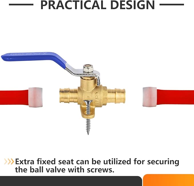 10PC HeSun 1/2 Inch PEX-A Expansion Ball Valve - Image 6