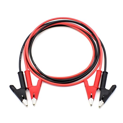14 Gauge Jumper Wires Alligator Clips to Alligator Clip Heavy Duty Silicone by zhenyu