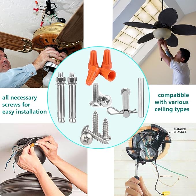 Universal Ceiling Fan Mounting Bracket Kit - Image 6