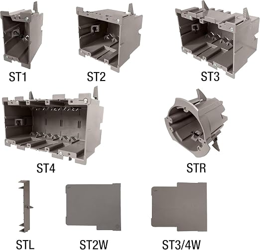 SmarToggle Two Gang Retrofit Wall Box – Old Work Electrical Box - Image 4