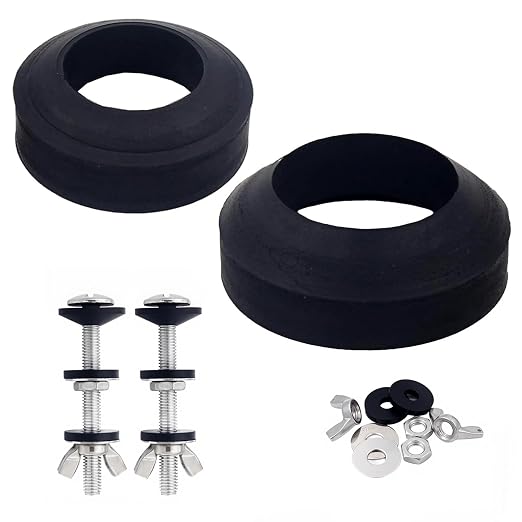 Universal Toilet Tank Bolts & Rubber Gaskets by Unknown