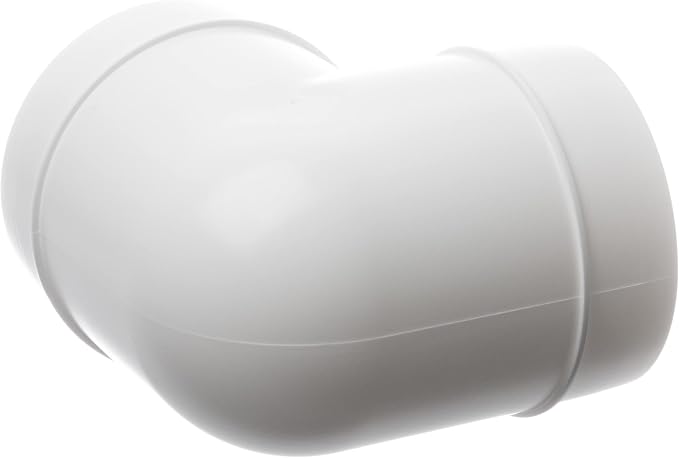 6 Inch 90 Degree Round Duct Elbow Connector – Plastic Ventilation Pipe Bend - Image 5