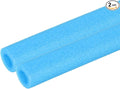 PATIKIL Pipe Insulation Foam Tube 3/8" x 3.3FT x 13/16" Blue 2 Pcs | Heat by PATIKIL