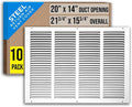 Fits 20x14 Duct Opening | Steel Return Air Grille by Handua | Vent Cover Grill by Handua