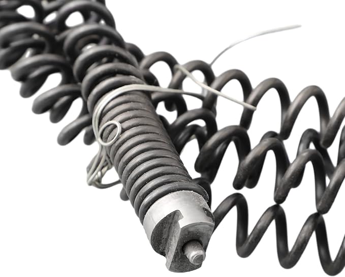 5M Drain Snake Drill, Manganese Steel Pipe Dredging, Flexible Sewer Cleaner - Image 9