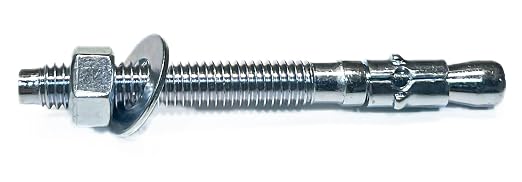 MIGHTY FASTENERS Zinc-Plated Steel Wedge Anchors, 1/2" X 12" by We%E2%80%99reFastenedtoYourNeeds
