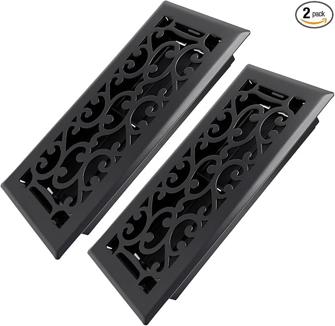 Howeall 4x10 Inches 2 Pack Heavy Duty Walkable Floor Register by Howeall