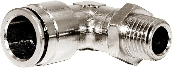 Beduan Brass BPL Push to Connect Air Fittings Elbow 3/8" Tube OD x 1/2" NPT - Image 4