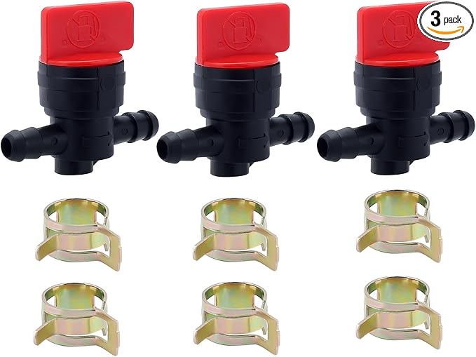 HIPA 1/4" Fuel Shut Off Valve for Lawn Mower Replaces 494768 698183 AM36141 | by HIPA