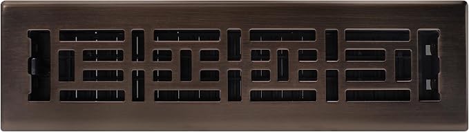 Decor Grates AJH212-RB Oriental Floor Register, 2x12 Inches, Rubbed Bronze - Image 9