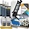 Concrete Foundation Crack Repair Kit by Flexomeric+Crack+Repair+Products
