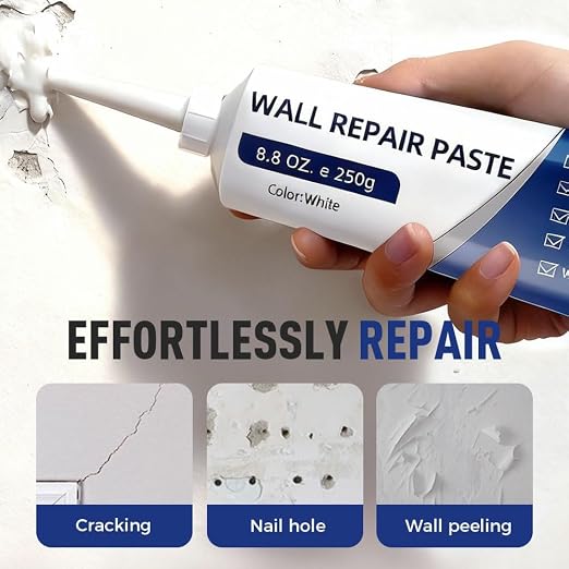 Drywall Repair Kit with Scraper, Wall Repair Paste Tube Kit with Scraper - Image 5