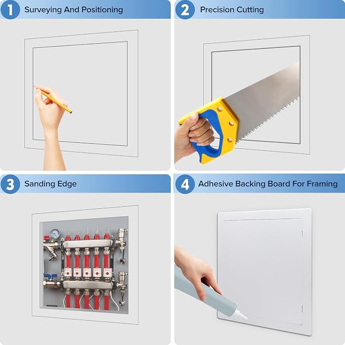 Access Plumbing Panel for Drywall Ceiling, 18x18 in Plastic Access Door - Image 3