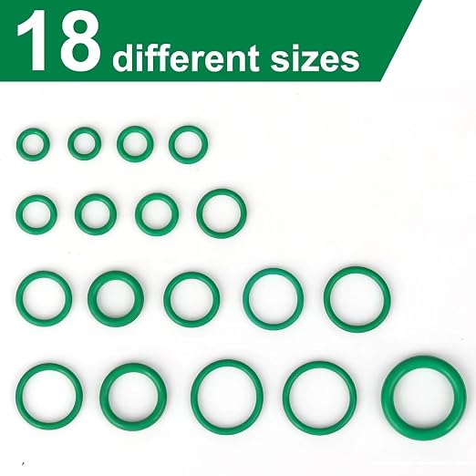 270 Pcs Car Air Conditioning O Ring Kit, Seal Rubber O-Rings Assortment O-Ring - Image 3