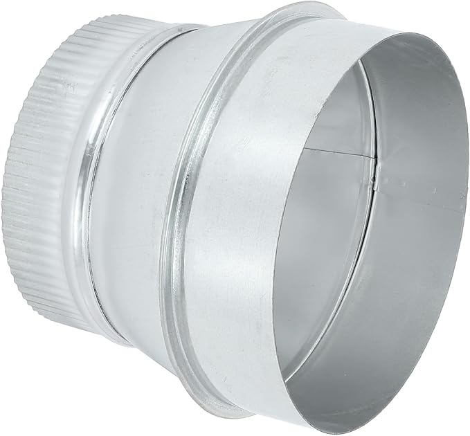 PATIKIL 6 Inch to 5 Inch Duct Reducer, Galvanized Steel Round Air Duct Reducer by PATIKIL