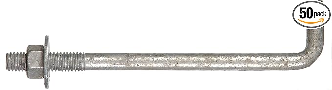 The Hillman Group 260290 1 1 1 1/2 x 12-Inch Anchor Bolt, L-shaped design by Hillman