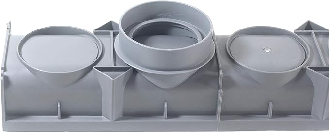 URA WATER - Model UA-100 - Drainage Trench Set - Channel Drain - Gray Plastic - Image 6