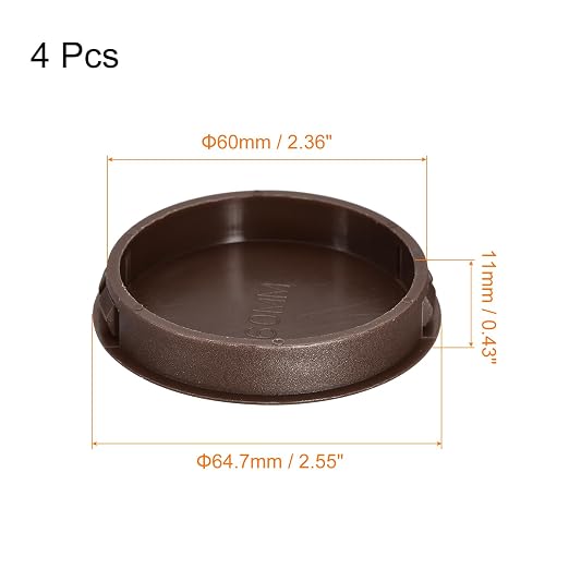 uxcell 60mm/2.36" Plastic Hole Plugs - Image 2
